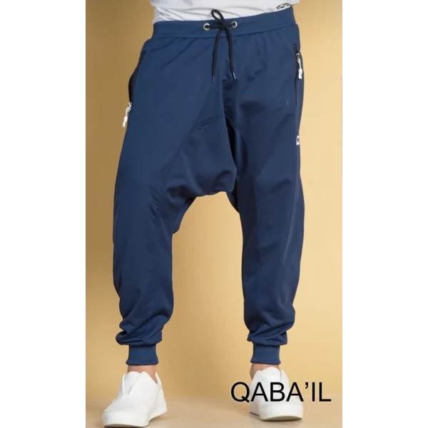 Sarouel jogging bleu indigo - Qaba'il