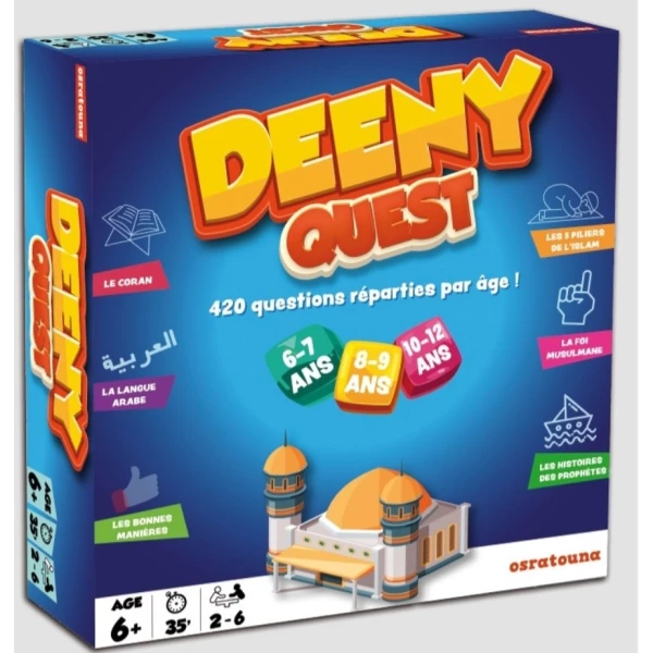 DEENY QUEST 420 QUESTIONS RÉPARTIES PAR ÂGE! OSRATOUNA