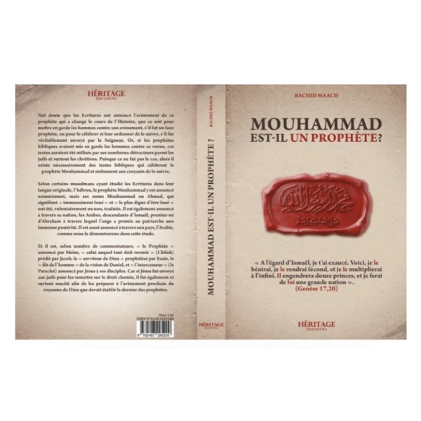 MOUHAMMAD EST-IL UN PROPHÈTE ? RACHID MAACH - ÉDITIONS HÉRITAGE