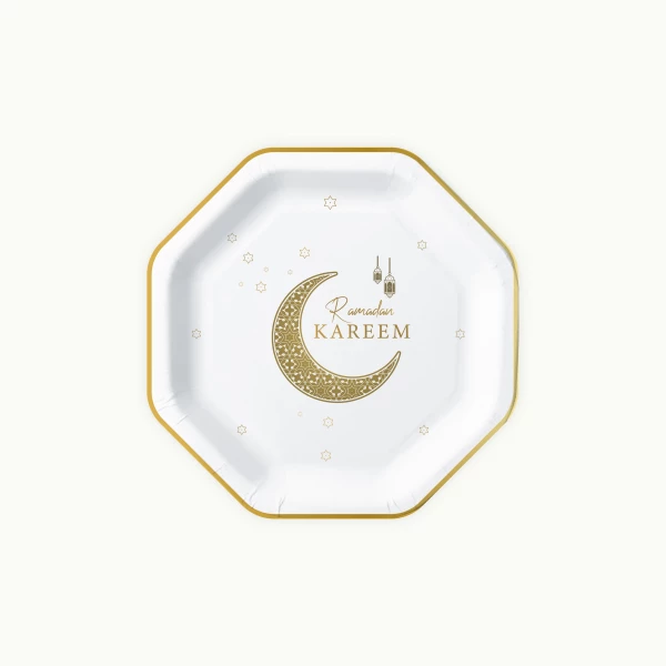 Assiettes Ramadan Kareem x 8