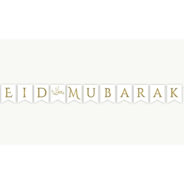 Guirlande 2 mètres  Eid Moubarak