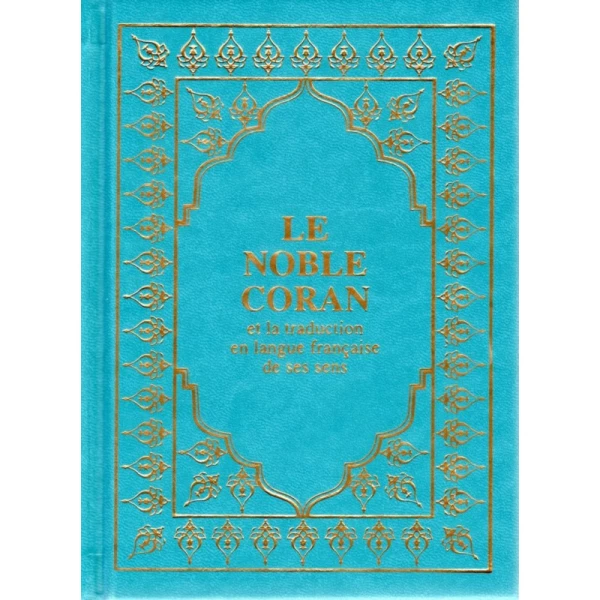 Le Coran (Arabe-Français)  - Format Poche 12X17 - Couverture BLEU